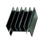 Kühlkörper Aluminium 15x10x20 mit Gewindeloch M3 schwarz (0053)