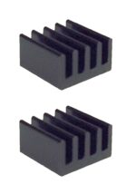 Kühlkörper Aluminium 8,8x8,8,5x5mm schwarz 2 Stück (0127)