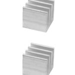 Kühlkörper Aluminium 10x10x10mm silber Raspberry PI Arduino 2 Stück (0128)