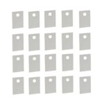 Silikon Wärmeleitplatte Isolierplatte für Kühlkörper TO220 10 Stück (0040)