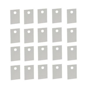 Silikon Wärmeleitplatte Isolierplatte für Kühlkörper TO220 10 Stück (0040)