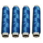 Nähmaschinen Nähgarn 200 m 4 x 50m Polyester 40/2 blau (1028)