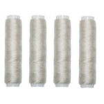 Nähmaschinen Nähgarn 200 m 4 x 50m Polyester 40/2 cremeweiß (1032)