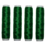 Nähmaschinen Nähgarn 200 m 4 x 50m Polyester 40/2 dunkelgrün (1056)