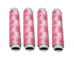 Nähmaschinen Nähgarn 200 m 4 x 50m Polyester 40/2 rosa (1059)