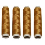 Nähmaschinen Nähgarn 200 m 4 x 50m Polyester 40/2 haselnuss braun (1085)
