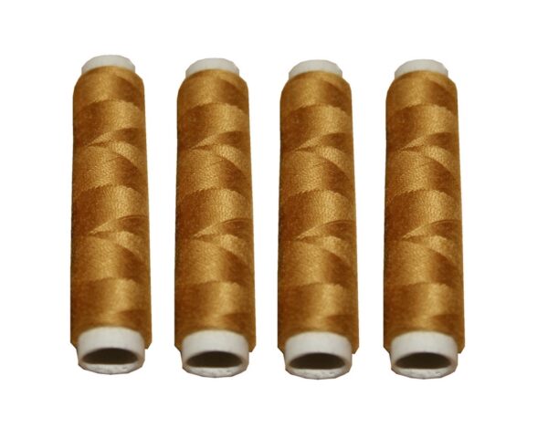 Nähmaschinen Nähgarn 200 m 4 x 50m Polyester 40/2 haselnuss braun (1085)