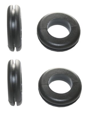 Durchgangstüllen Kabeldurchführung Kabeldurchlass 20mm schwarz 100 Stück (0400)