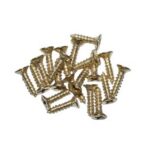 Senkkopfschraube Kreuz Messing Möbelschraube M2x20mm 20 Stück (0466)