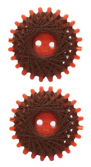 Sternzwirn Polyester 20/3 20m braun 2 Stück (1041)