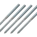 Stockschrauben Schrauben M8x140 Stahl verzinkt 5 Stück (0391)