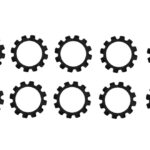 Zahnscheibescheibe Sicherungsscheibe DIN 6797 Typ"E" 3.2mm 10 Stück (0650)