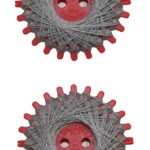 Sternzwirn Polyester 20/3 20m grau 2 Stück (1007)