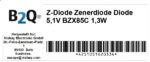 Z-Diode Zenerdiode Diode 5,1V BZX85C 1,3W 2 Stück (0019)