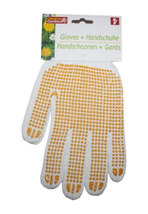 Gartenhandschuhe mit Noppen Handschuhe Gr.9 gelb (0201)