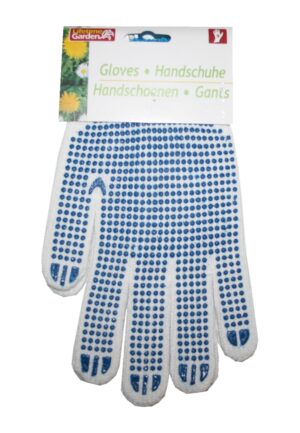 Gartenhandschuhe mit Noppen Handschuhe Gr.9 blau (0204)