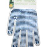 Gartenhandschuhe mit Noppen Handschuhe Gr.10 blau (0205)