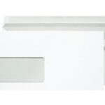 Briefumschlag mit Fenster 110x220mm 75g weiß 50 Stück (0317)