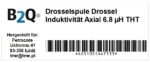 Drosselspule Drossel Induktivität Axial 6.8 µH THT 5 Stück (0007)