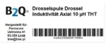 Drosselspule Drossel Induktivität Axial 10 µH THT 5 Stück (0009)