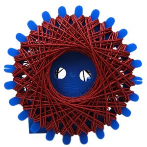 Sternzwirn Baumwolle 2 Stück je 20 m bordeaux weinrot (0007)