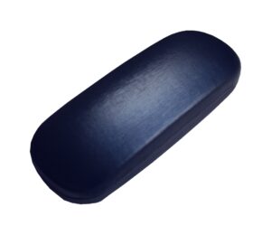 Brillenetui Brillenbox Brillentasche Hartschale blau (0286)