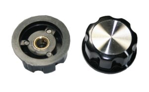 Drehknopf Geräteknopf Potiknopf MF-A03 27mm 6mm Achse schwarz 1 Stück (0061)