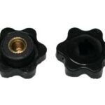 Drehknopf Geräteknopf M6 schwarz 1 Stück (0076)