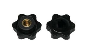 Drehknopf Geräteknopf M6 schwarz 1 Stück (0076)