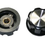 Drehknopf Geräteknopf Potiknopf MF-A05 45mm 6mm Achse schwarz 1 Stück (0082)
