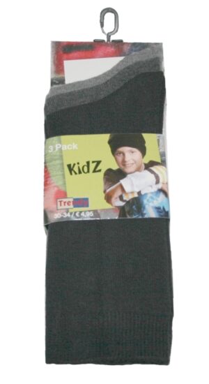 Kindersocken Socken 3 Paar Unisex Trendy Baumwolle Gr.30/34 (0019)