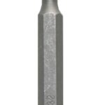 Bit Sechskant mit Loch Bohrung SH5/32 Chrom-Vanadium 75 mm (0093)