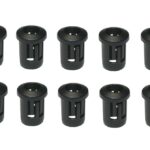 Lampenfassung Lampensockel für 5mm LED 10 Stück (8018)