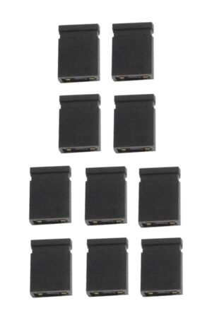 Mini Jumper Brückenstecker 2,54 mm schwarz 10 Stück (0038)
