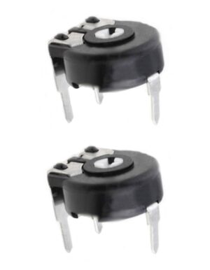 Potentiometer PT-10 Trimmer 100 kOhm 150mW horizontal liegend 2 Stück (0022)