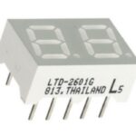 LED-Anzeige 7-Segment-Anzeige LTD-2601G 2Digit grün (0024)