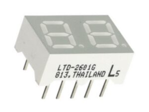 LED-Anzeige 7-Segment-Anzeige LTD-2601G 2Digit grün (0024)