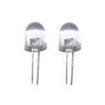 Wechsel LED 8mm RGB langsamer wechsel Multicolor 2 Stück (0031)