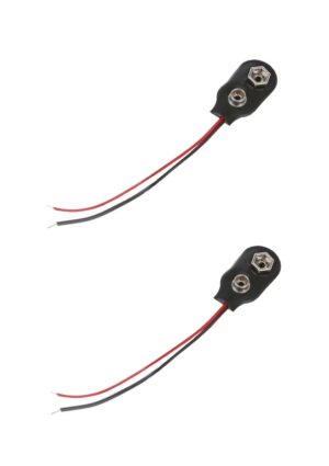Batterieclip für 9V Block Kabel 60mm 2 Stück (0054)
