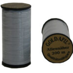Nähmaschinen Nähgarn Polyester 40/2 silbergrau 200m (1004)