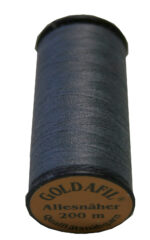 Nähmaschinen Nähgarn Polyester 40/2 grau anthrazit 200m (1007)