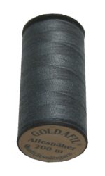 Nähmaschinen Nähgarn Polyester 40/2 grau 200m (1008)