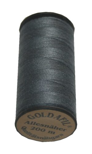 Nähmaschinen Nähgarn Polyester 40/2 grau 200m (1008)
