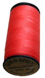 Nähmaschinen Nähgarn Polyester 40/2 rot 200 m (1067)