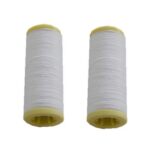 Nähmaschinen Nähgarn 200 m 2 Rollen je 100 m Polyester weiß (0004)