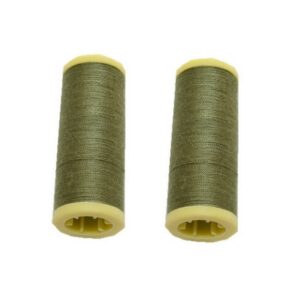 Nähmaschinen Nähgarn 200 m 2 x 100 m Polyester 40/2 oliv (0034)