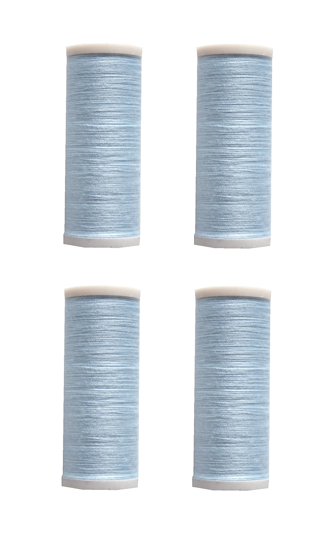 nahmaschinen-nahgarn-400-m-4-x-100-m-polyester-40-2-hellblau-1016 Nähmaschinen Nähgarn 400 m 4 x 100 m Polyester 40/2 hellblau (1016)