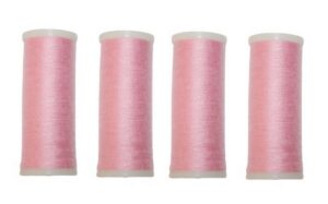 Nähmaschinen Nähgarn 400 m 4 x 100 m Polyester 40/2 rosa (1060)