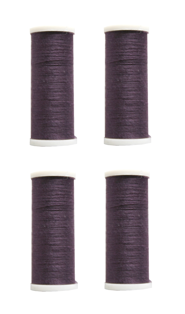 nahmaschinen-nahgarn-400-m-4-x-100-m-polyester-lila-pflaume-1090 Nähmaschinen Nähgarn 400 m 4 x 100 m Polyester lila pflaume (1090)