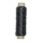 50m Sattlergarn Zwirn 14x2x3 Polyester anthrazit grau Ø 0,3mm (5127)